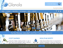 Tablet Screenshot of glanola.com